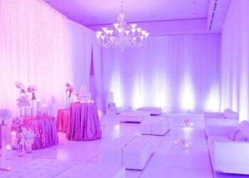 Blush Hawthorne white sofas cubes Wedding
