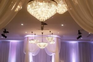 Quest Events Event Drapery Special Events Social Gatherings Wedding Ceremony Scenic Design Decor Specialty Drape Cabana Canopy Chandeliers