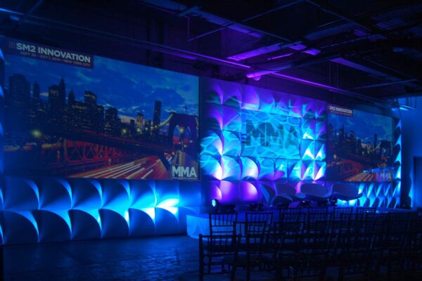 Form Set New York Event Rental Quest Dimple Backdrop SM2 Innovation 2014