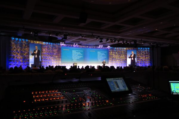 Quest Events Audio Visual Stage Backdrop Screen Surround FormSet Rental Conference