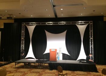 Quest Events Corporate Special Event Hotel Scenic Staging Specialty Stretch