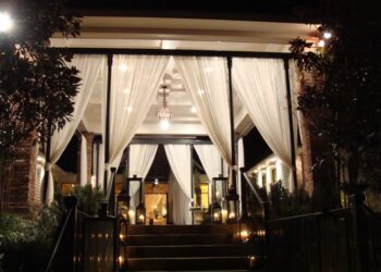Quest Events Event Drapery Special Event Wedding Outdoor Entrance Specialty Drape