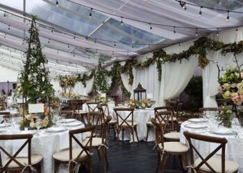Quest Events Event Drapery Special Events Social Gatherings Wedding Reception Tent Scenic Design Decor Specialty Drape Ceiling Treatment Cafe Lights