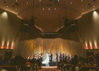 Quest Events Scenic Design Special Event Wedding Ceremony Church Drape Orlando Florida