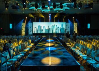 Quest Events Totally Mod Corporate Special Events Scenic Design Hotel Convention Conference Stage Set Style Tyles 1