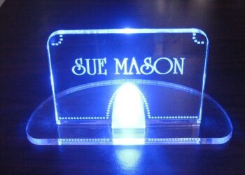 Quest Events Totally Mod Rental Solutions Signature Products Decor Other Custom Acrylic Name Plate min
