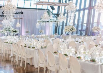 Quest Events Visual Elements Nashville Tennessee Special Events Downtown Wedding Reception Chandeliers Drape Uplight