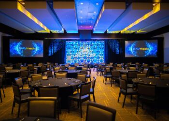 Style Tyles Stage Backdrop 3D Orlando Luncheon Rental Quest Events