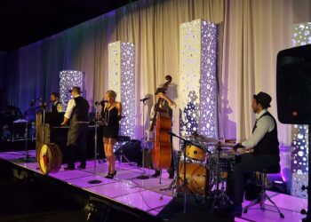 Style Tyles Totally Mod Stage Set Tower Illuminated Band Event Rentals Quest Events