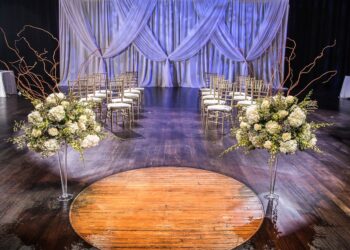 Wedding Ceremony Backdrop Drape White Layers Quest Event Rentals Drapery