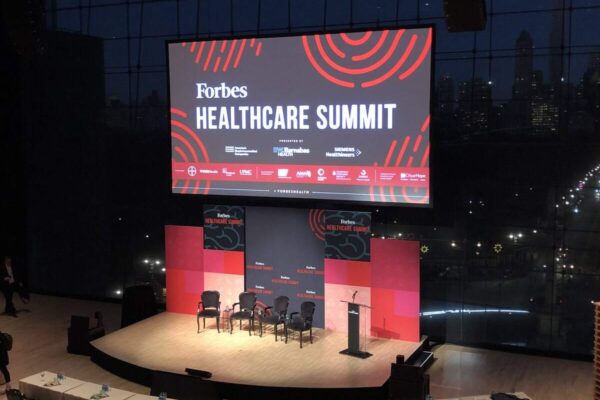 custom fabric wall formset forbes healthcare summit quest events rental scenic