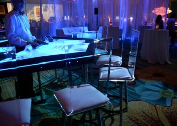 flex stool acrylic seating rental quest events