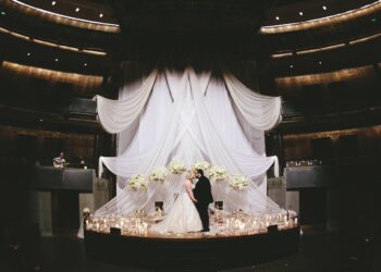 wedding ceremony drape backdrop white sheer custom quest events
